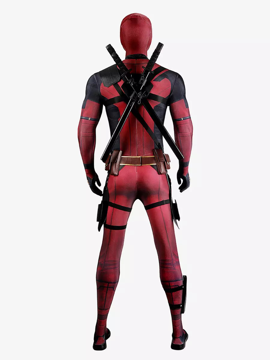 Deadpool 3 Wade Carvinal Halloween Cosplay Costumes With Accessories