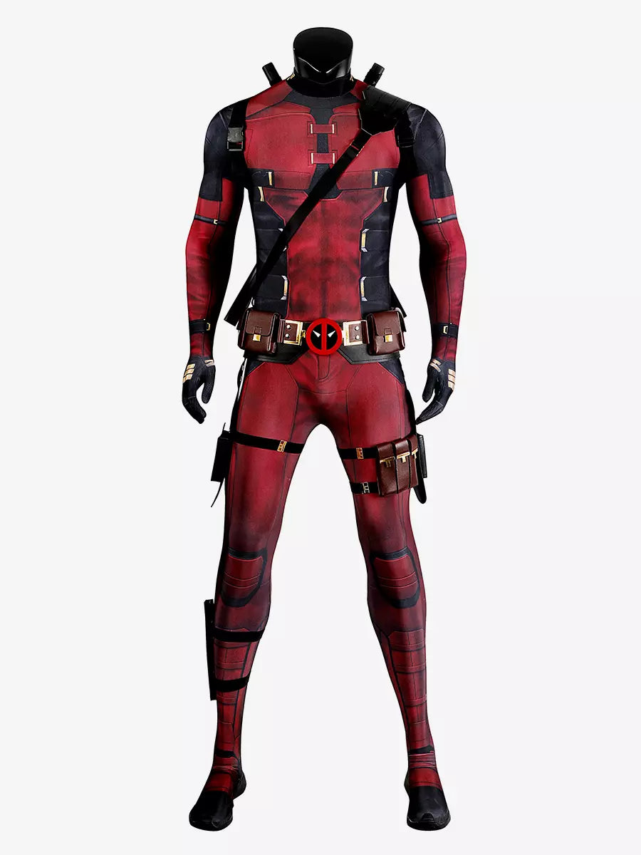 Deadpool 3 Wade Carvinal Halloween Cosplay Costumes With Accessories