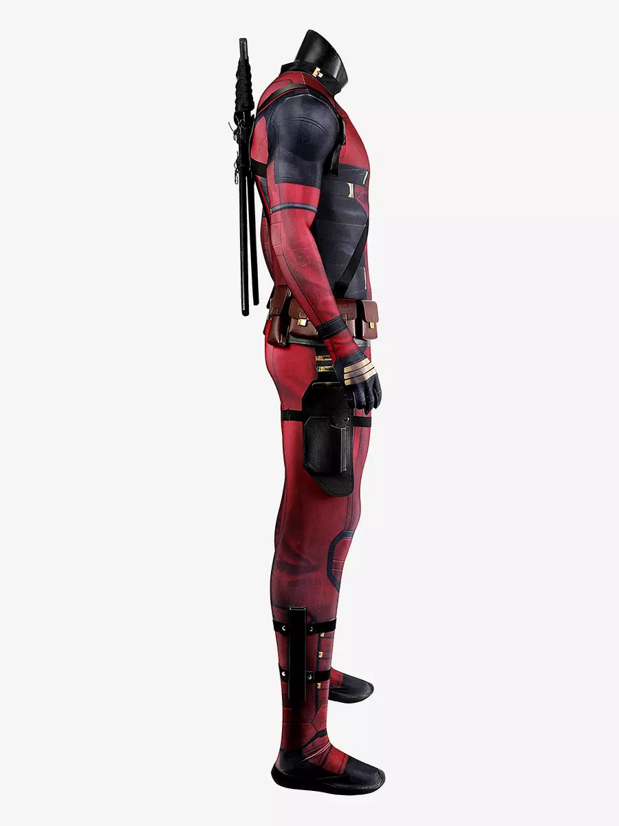 Deadpool 3 Wade Carvinal Halloween Cosplay Costumes With Accessories