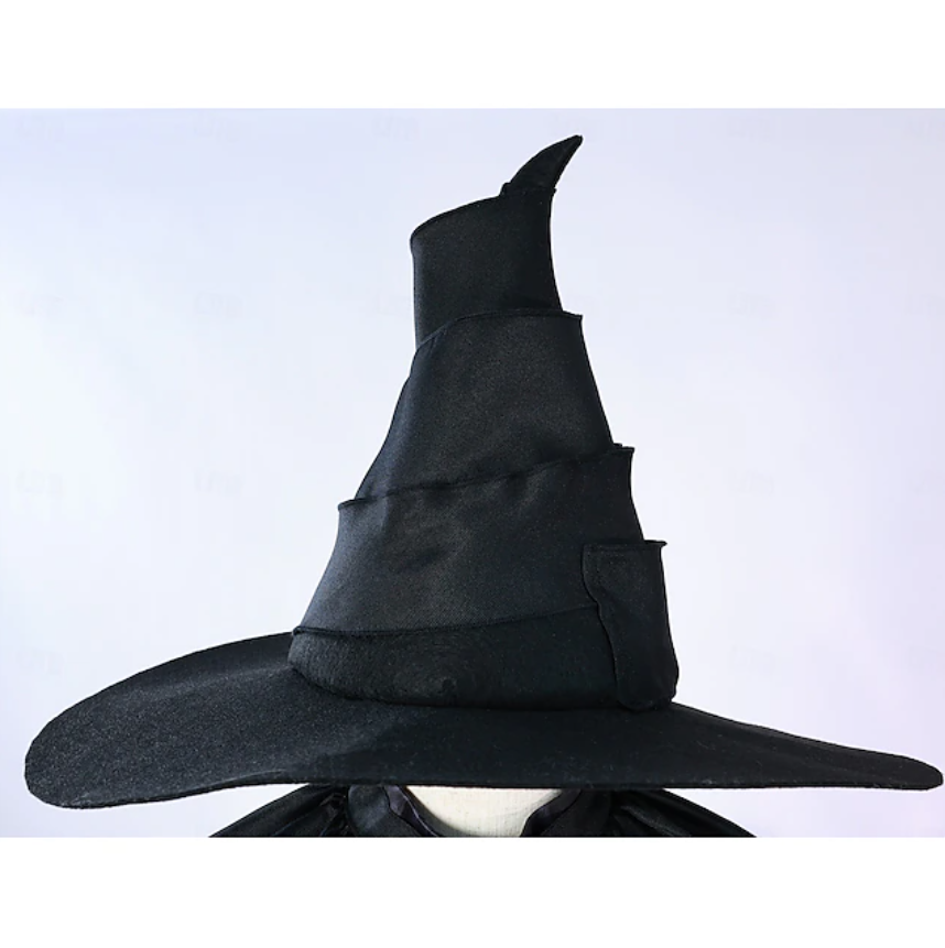Full Glinda & Elphaba Witch Cosplay Set – Dress, Cloak, Wig & Accessories | Women’s Halloween & Stage Costume