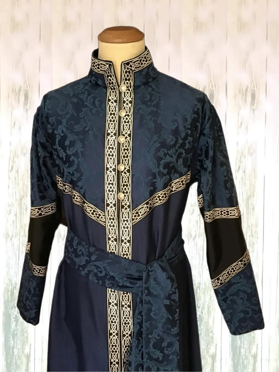 Custom Wizard Tunic & Fantasy Robe Set – Handmade LARP Costume