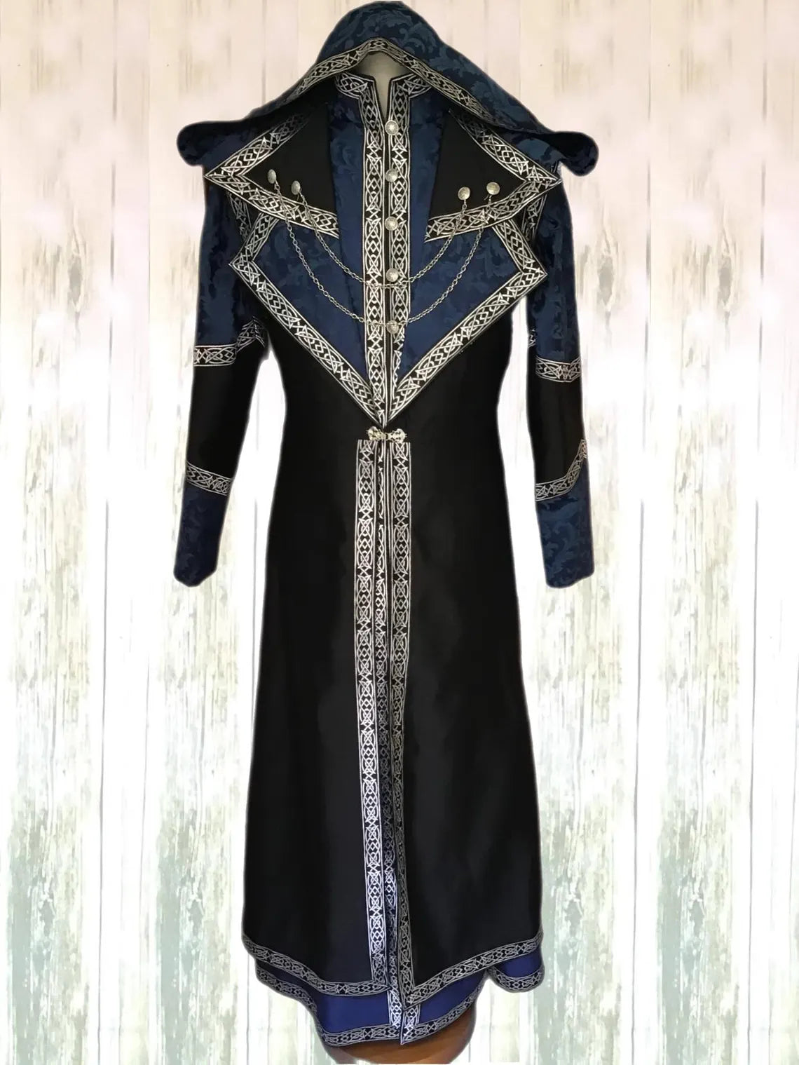 Custom Wizard Tunic & Fantasy Robe Set – Handmade LARP Costume