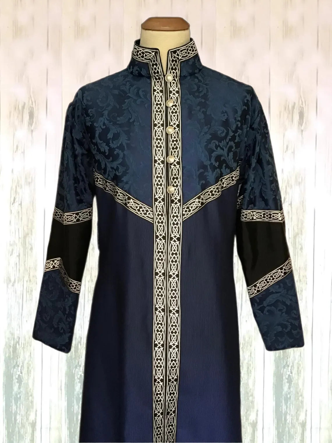 Custom Wizard Tunic & Fantasy Robe Set – Handmade LARP Costume
