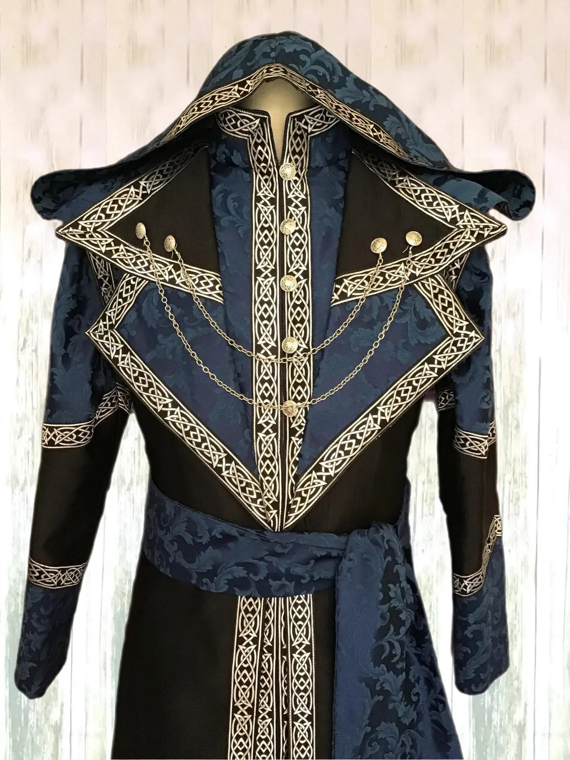 Custom Wizard Tunic & Fantasy Robe Set – Handmade LARP Costume