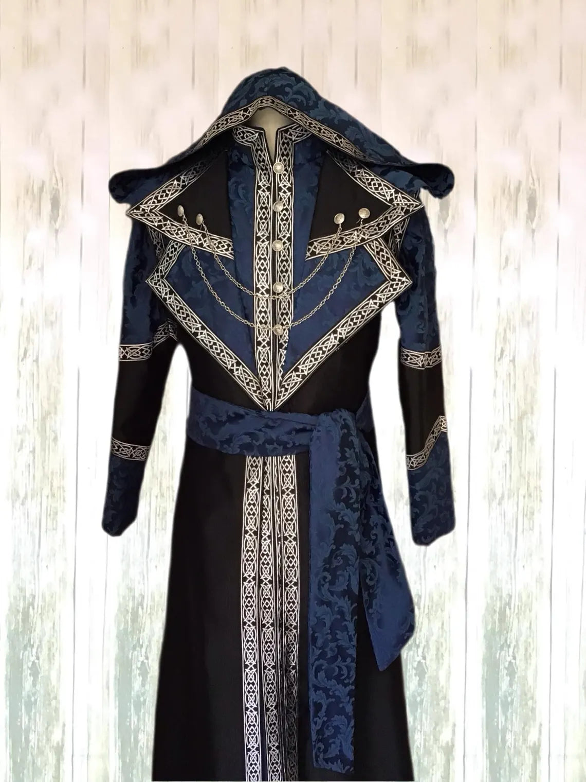 Custom Wizard Tunic & Fantasy Robe Set – Handmade LARP Costume