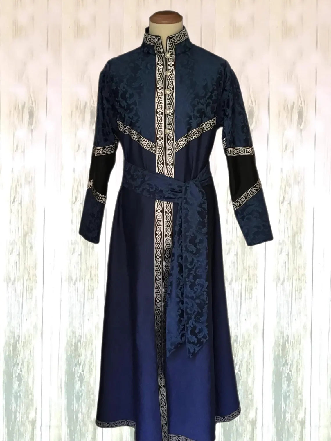 Custom Wizard Tunic & Fantasy Robe Set – Handmade LARP Costume