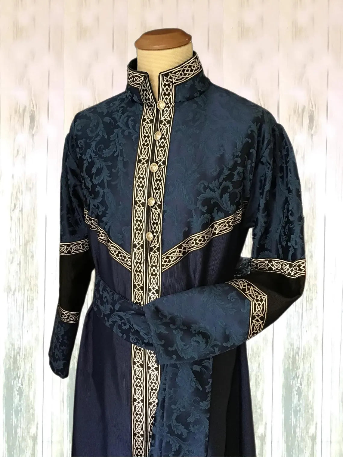 Custom Wizard Tunic & Fantasy Robe Set – Handmade LARP Costume