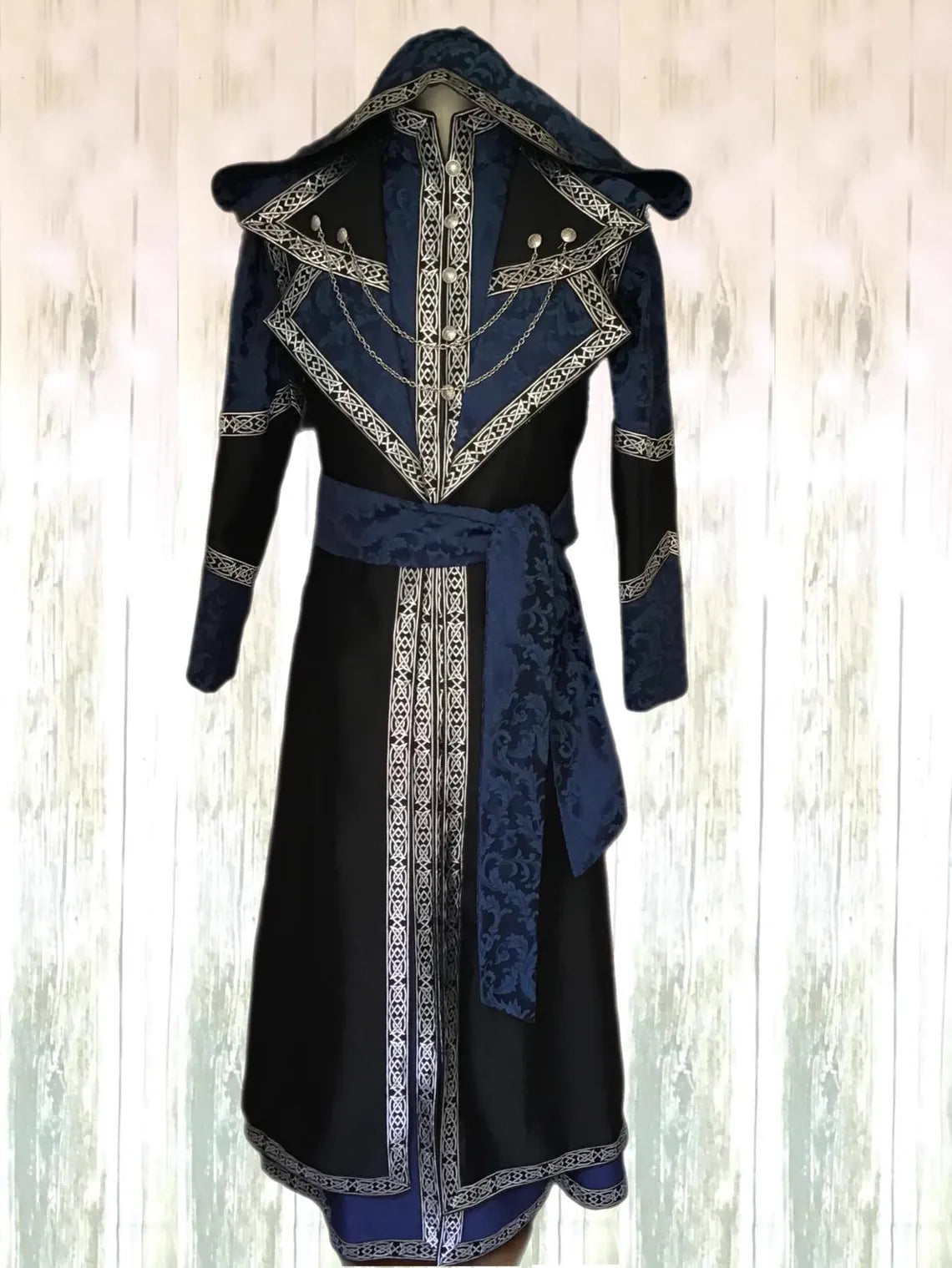 Custom Wizard Tunic & Fantasy Robe Set – Handmade LARP Costume