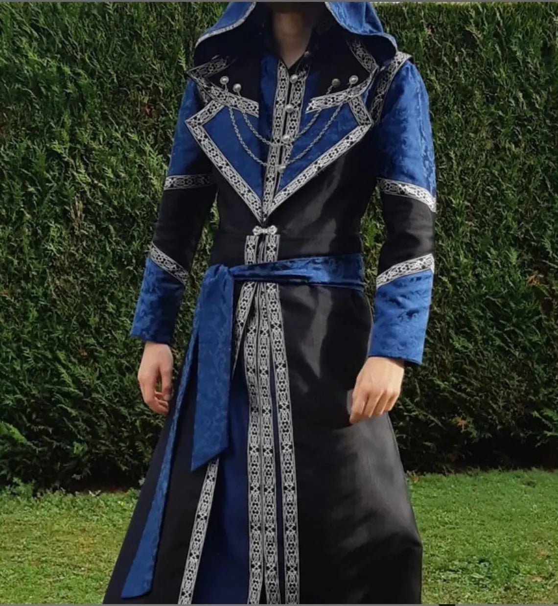 Custom Wizard Tunic & Fantasy Robe Set – Handmade LARP Costume