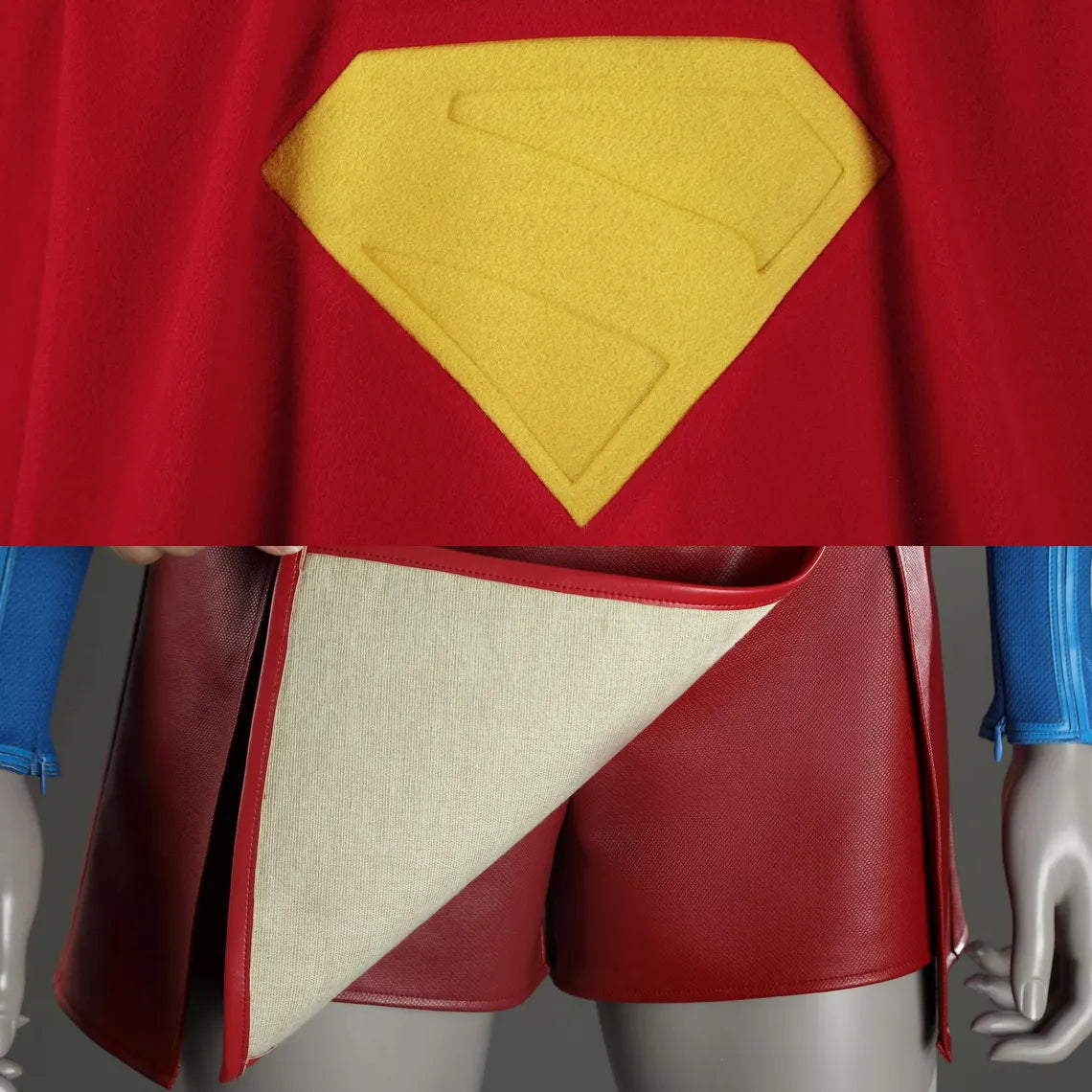 Superhero 2025 Kara Costume Zor-El Cosplay Women Lady Suit + boots
