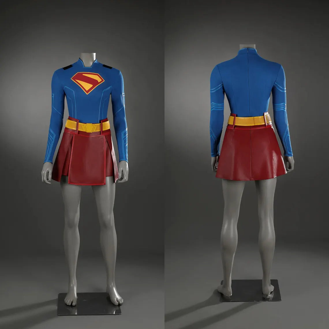 Superhero 2025 Kara Costume Zor-El Cosplay Women Lady Suit + boots
