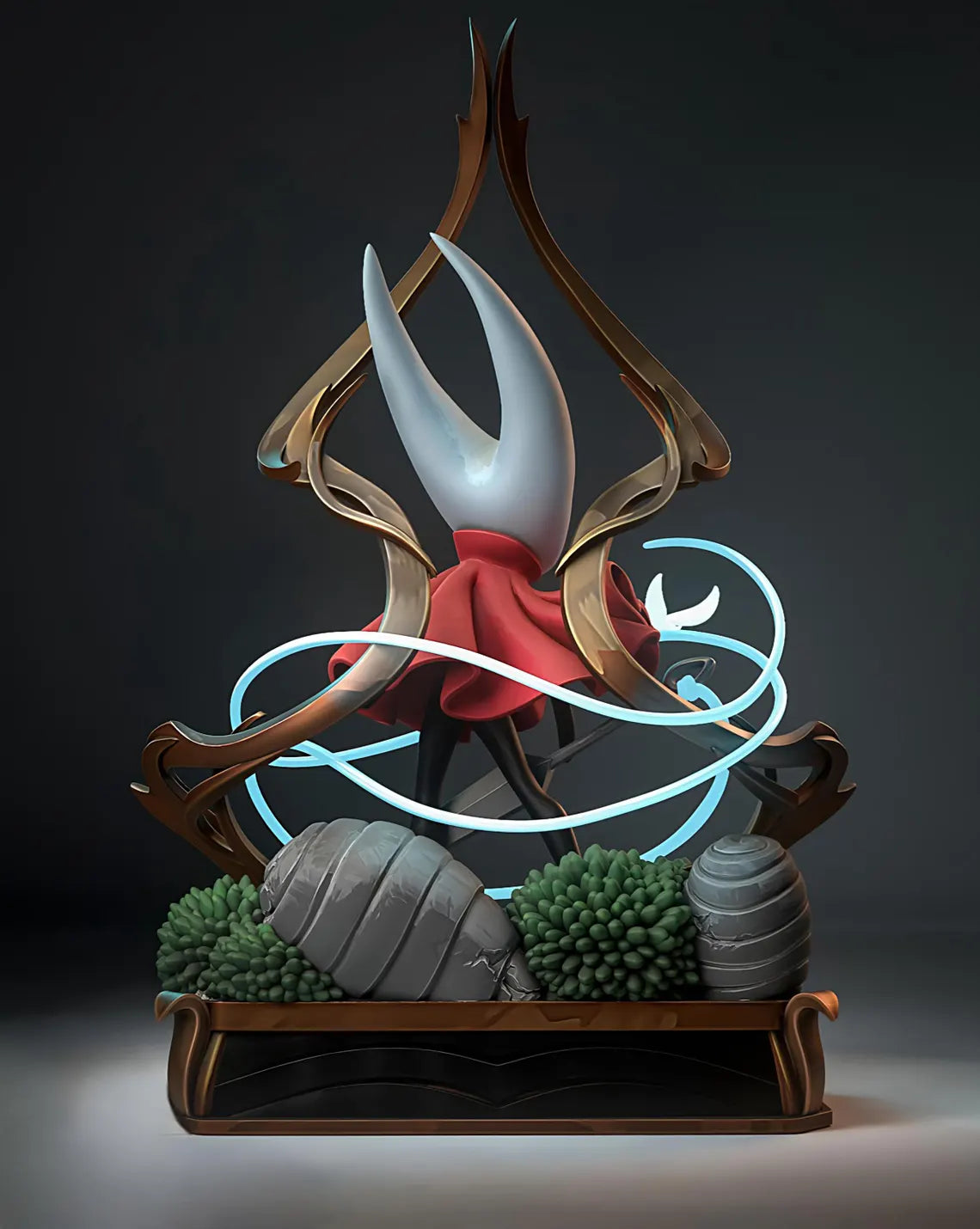 Resin Hornet Hollow Knight Silksong – 30cm Hand-Painted Resin Collectible Statue