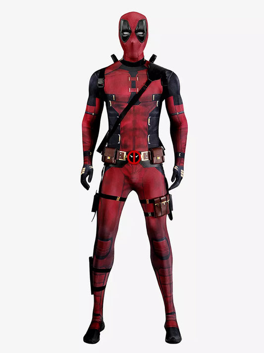 Deadpool 3 Wade Carvinal Halloween Cosplay Costumes With Accessories
