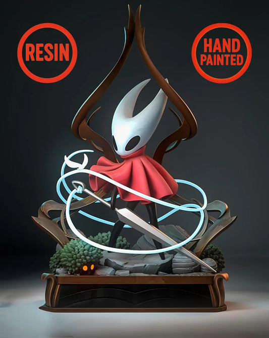 Resin Hornet Hollow Knight Silksong – 30cm Hand-Painted Resin Collectible Statue