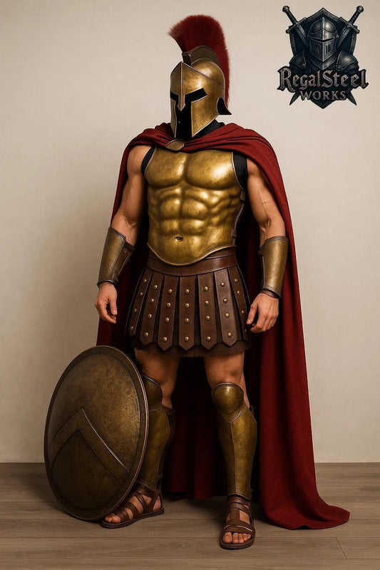 Spartan Leonidas Full Body Armor Set - 300 Spartan Warrior Costume Set – Fully Wearable Cosplay Armor  FULL COSTUME